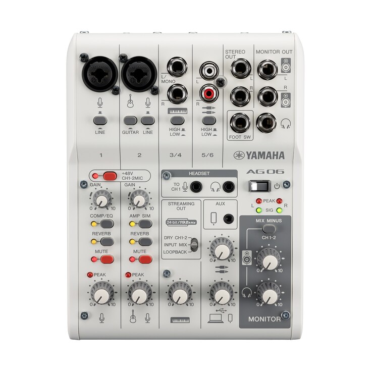 YAMAHA AG06-WHT