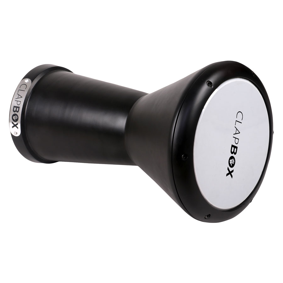  Clapbox Darbuka- Aluminum (9 Inches, Black)