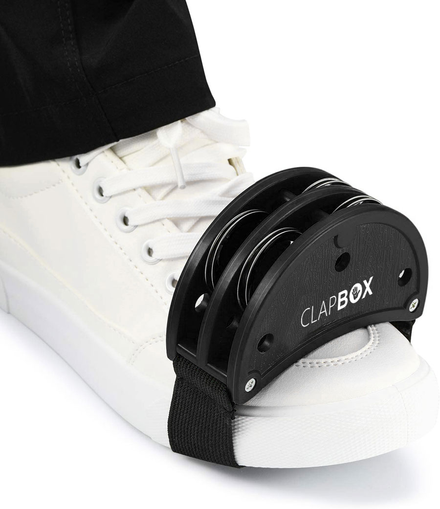 CLAPBOX Foot Tambourine 